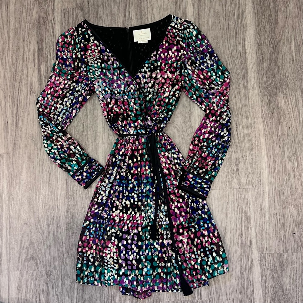 Kate Spade faux wrap dress